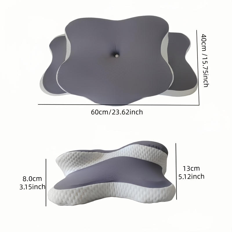 One Ergonomic Cervical Pillow Featuring Slow Rebound Support, Breathable Cooling Fabric, And a Machine Washable Cover, Suitable for Side, Back, And Stomach Sleepers, Providing Gentle Cervical Comfort, Making It a Perfect Gift for Family And Partners