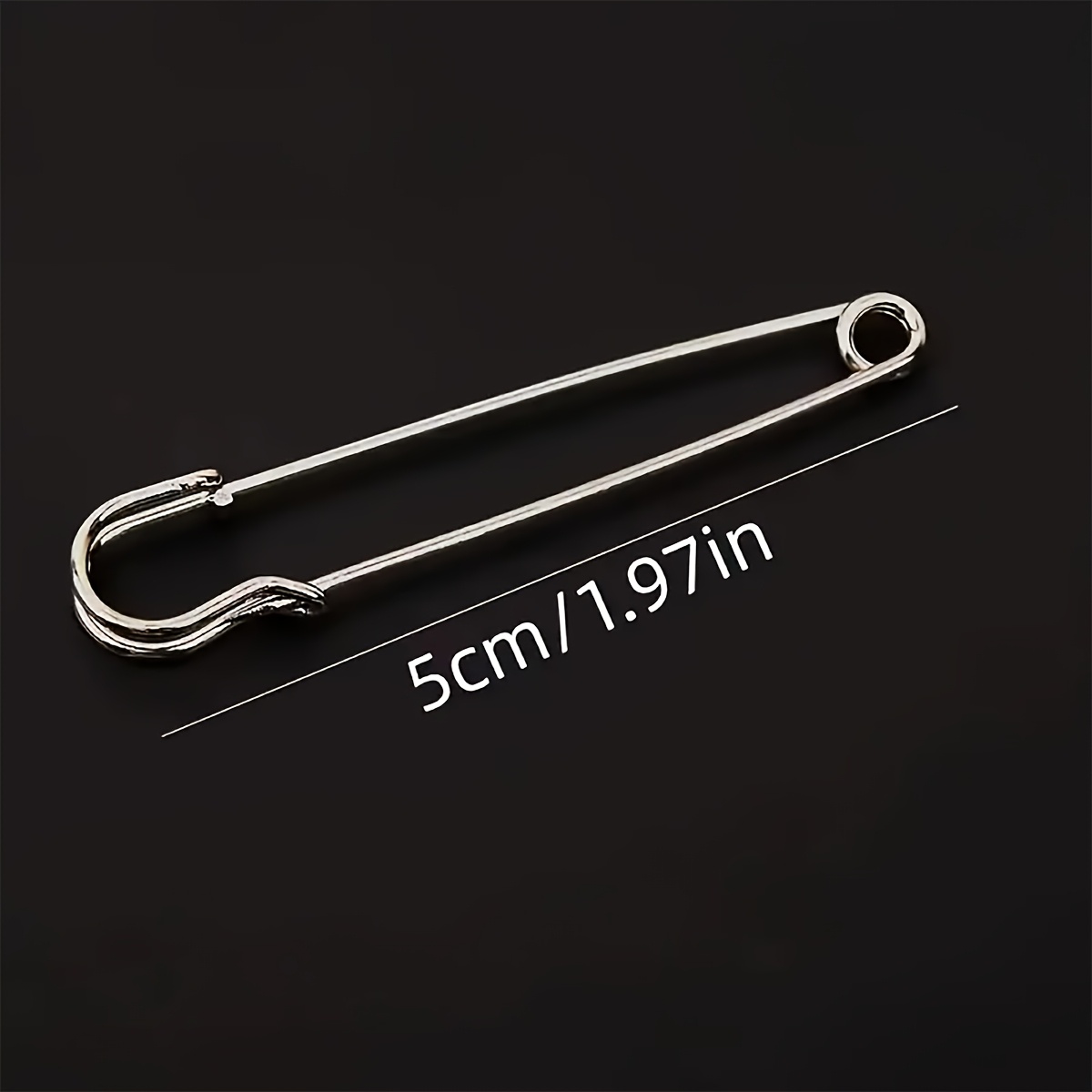 TEMU 10pcs Safety Pins, Heavy Duty Blanket Pins Spring Lock Pin, For Fashion, Sewing, Quilting, Blankets, Home Decor And Crafts, Sturdy And Versatile