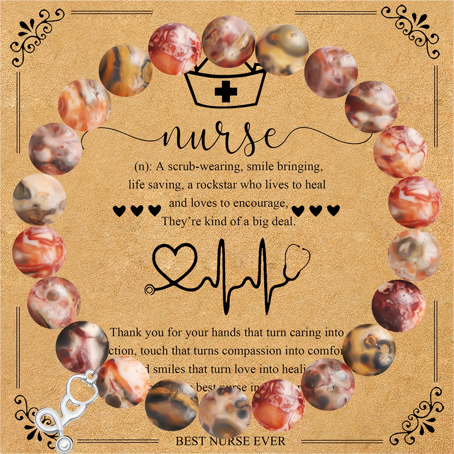 Women's Valentine's Day Bracelet Gift, Boho Style