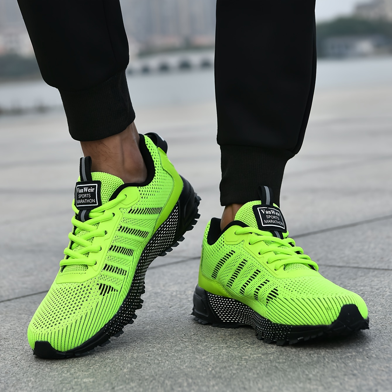 Fluorescent best sale sports shoes