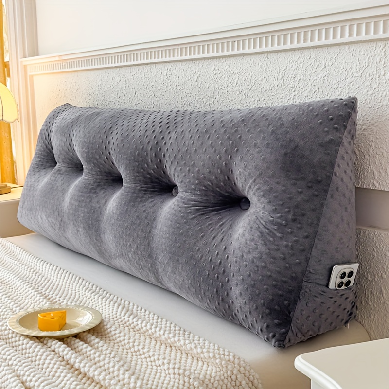 TEMU Disponible en 4 couleurs, coussin triangulaire amovible convient à toutes . au , de , épais et durable, il est idéal pour , les salons et les
