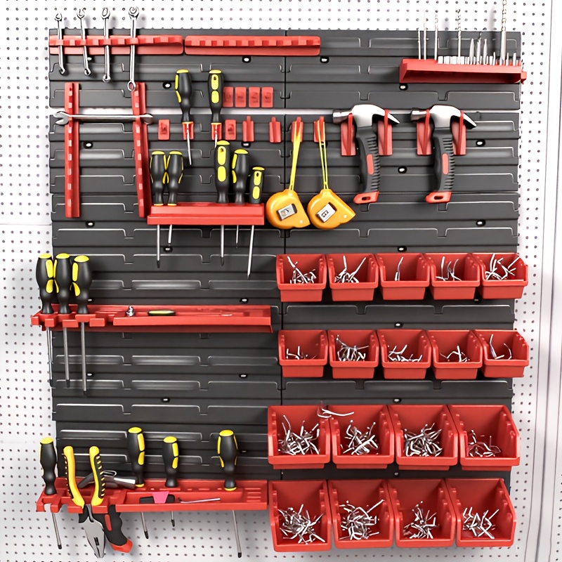 Image of 2026 A Set Of Practical Tool Rack, Screw And Nut, Small Hardware Accessories Storage Rack, Storage Rack For Wrench And Screwdriver, Storage System, Valentine's Day Gifts For Men, , Husbands, Gifts For