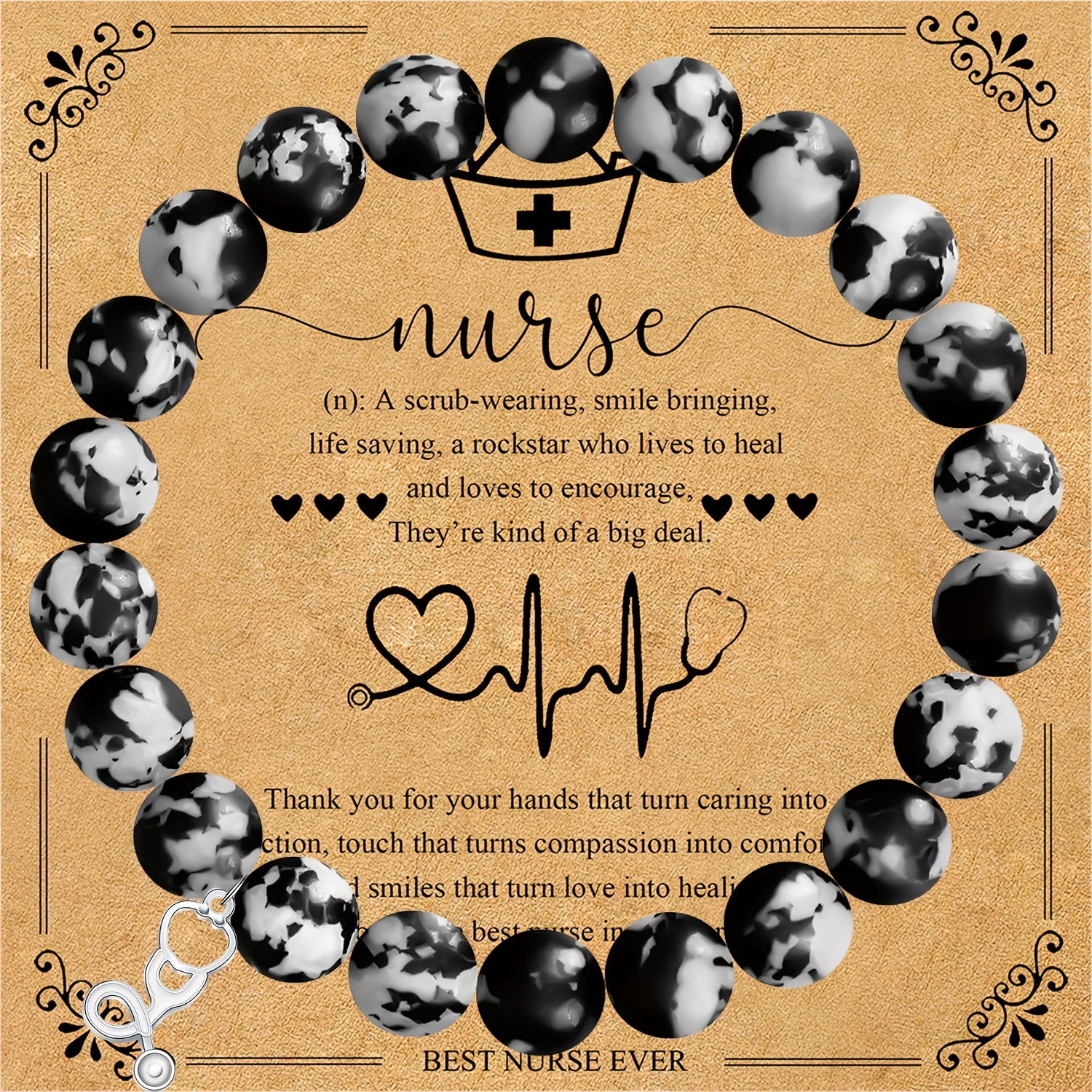 Women's Valentine's Day Bracelet Gift, Boho Style