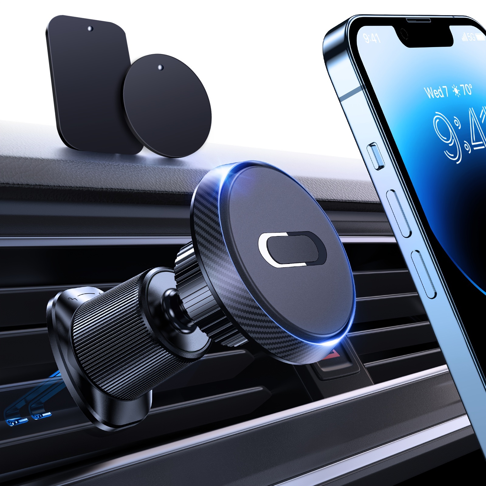 

Upgraded – Specifically For Car Vents With Unique Dual-hook Fixation Ensuring Your Phone Stays In Place -degree Hook