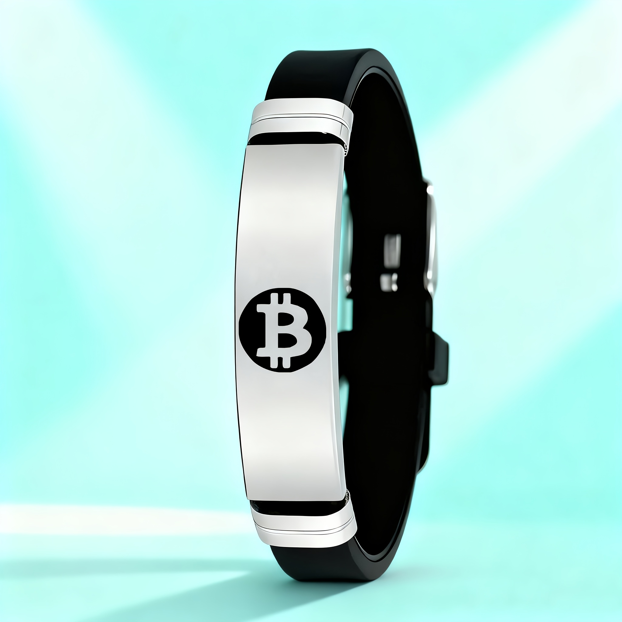 E-shop Logo Kunst Armband - Retro Währungsmuster Accessoire, Perfektes Accessoire für Währungsliebhaber, Minimalistisches Design, Hochwertige 202 202