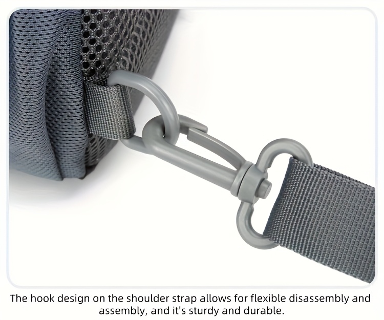 Sport Sling Bag for Men and Women - Large Capacity Crossbody Bag for Travel, Hiking & Daily Commute | Adjustable Breathable Strap, Multiple Pockets with Earphone Hole, Nylon.