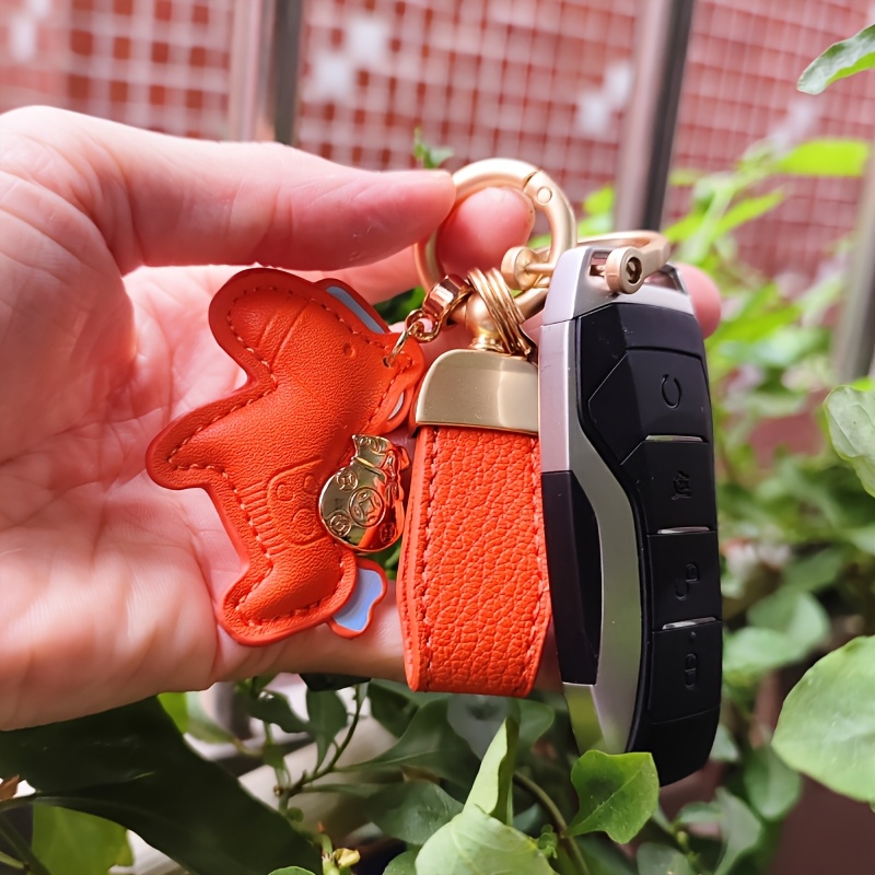 1pc Cute Keychain Charm Bag Decor Heart Keyring Beautiful Purse Backpack Wallet Additions For Women