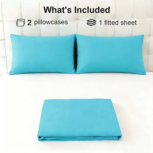 3pcs extra deep pocket bamboo fabric sheets for all with 2 pillowcases ultra soft king size cooling sheet set gentle for kids fits 16in mattresses breathable queen size deep pockets twin full king size sheets gift