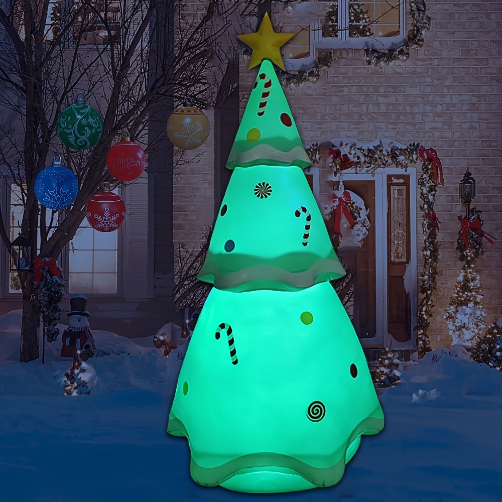 

6.8ft Inflatable Christmas Tree - , Weather-resistant Outdoor & Indoor Decor With Easy Setup