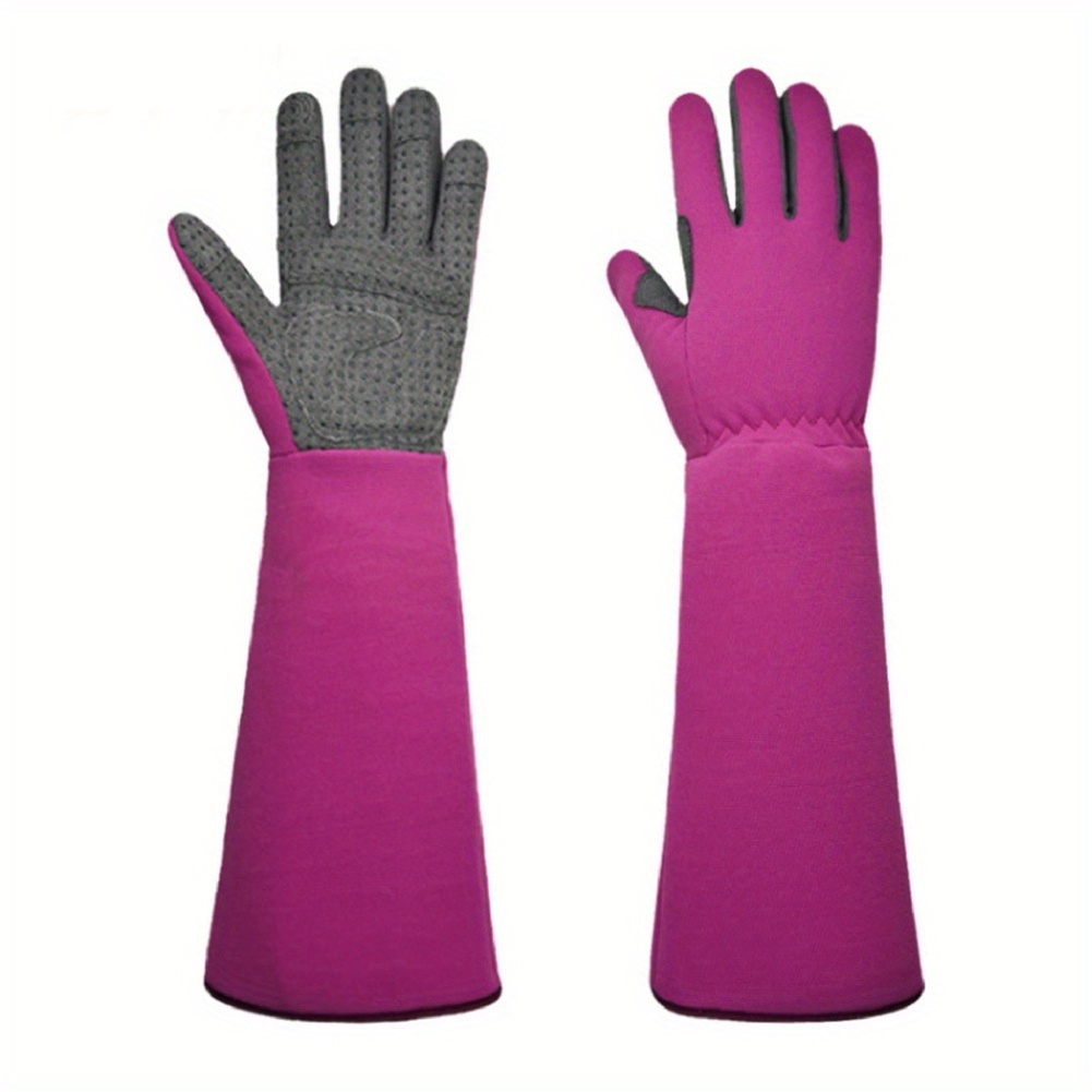 

Men's And Women's Long Gardening Gloves -proof Rose Pruning Gloves Leather Hand Gloves Garden Gloves Gloves-1 Pair