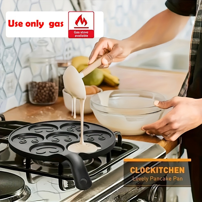 1pc mini pancake griddle mini pancake pan pancake maker with 7 mold design cookware kitchenware restaurant supplies kitchen items eid al adha mubarak details 0