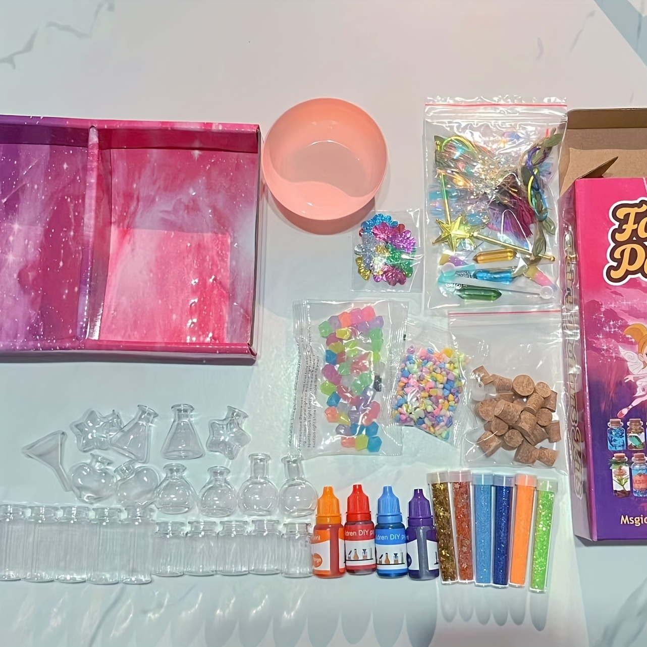 kits magical science experiment kit for kids ages 6 seasonal plastic bottles diy crafts details 2