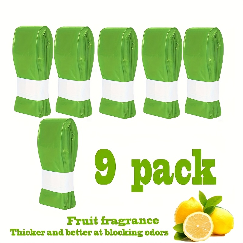TEMU Diaper Refill Bag 9-pack Fruit Fragrance Compatible With Twist And Click, Sangenic Tec, , Cat Litter Waste Cleaning Disposal ( The Bag, Not