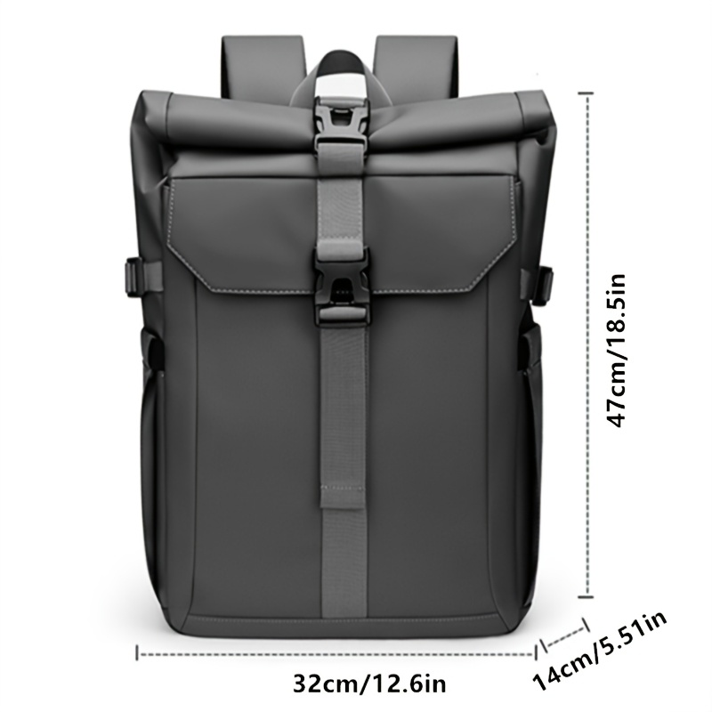 Computer Backpack for Male Students, Business Casual Large Capacity Lightweight Schoolbag Stylish Travel Pack