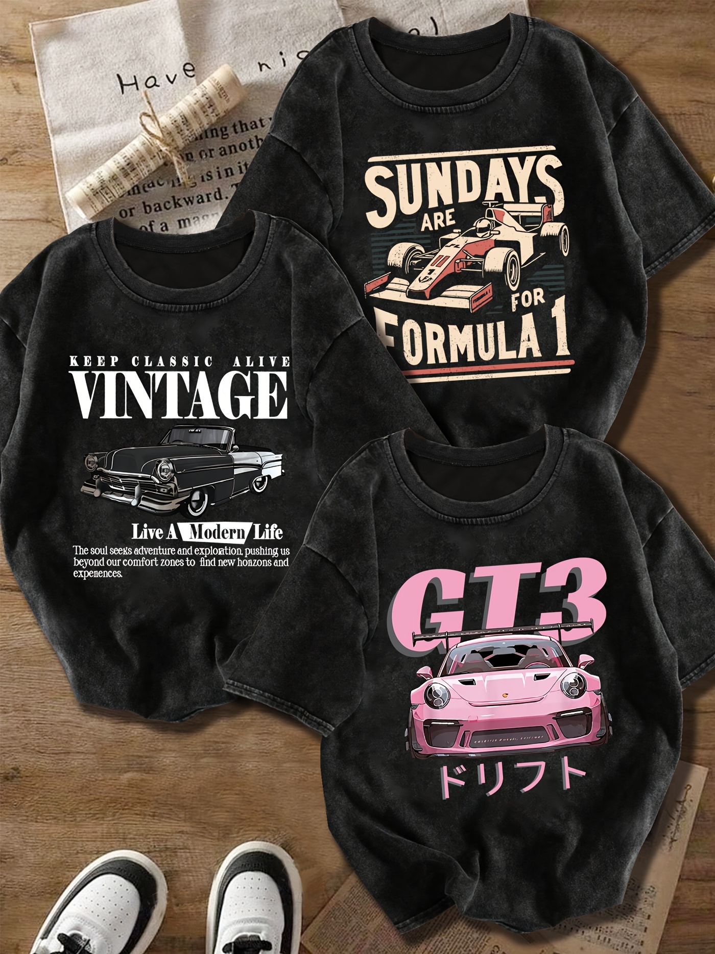 piezas camisetas gráficas vintage mujer camisetas casuales