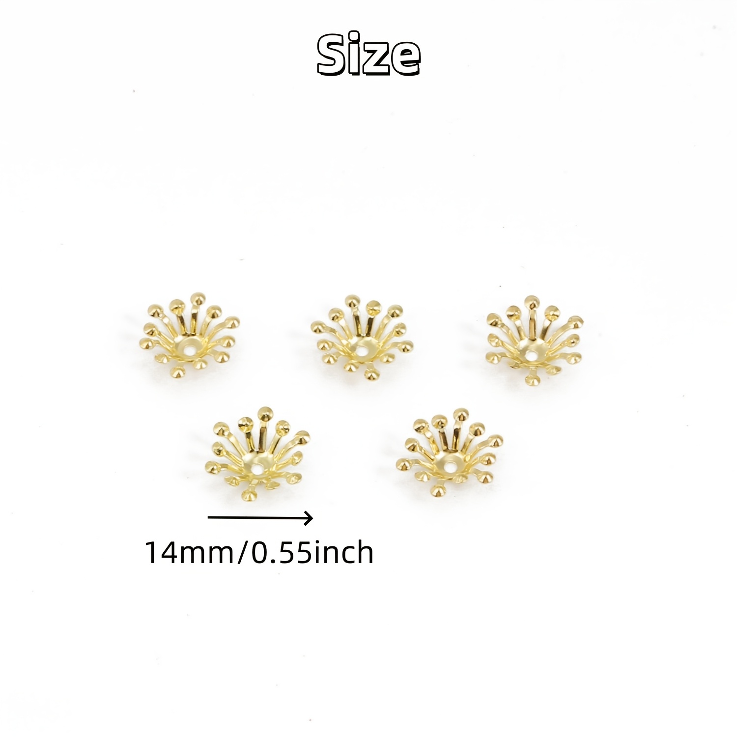 30/60pcs Flower Shaped Sewing Fasteners for Crafts