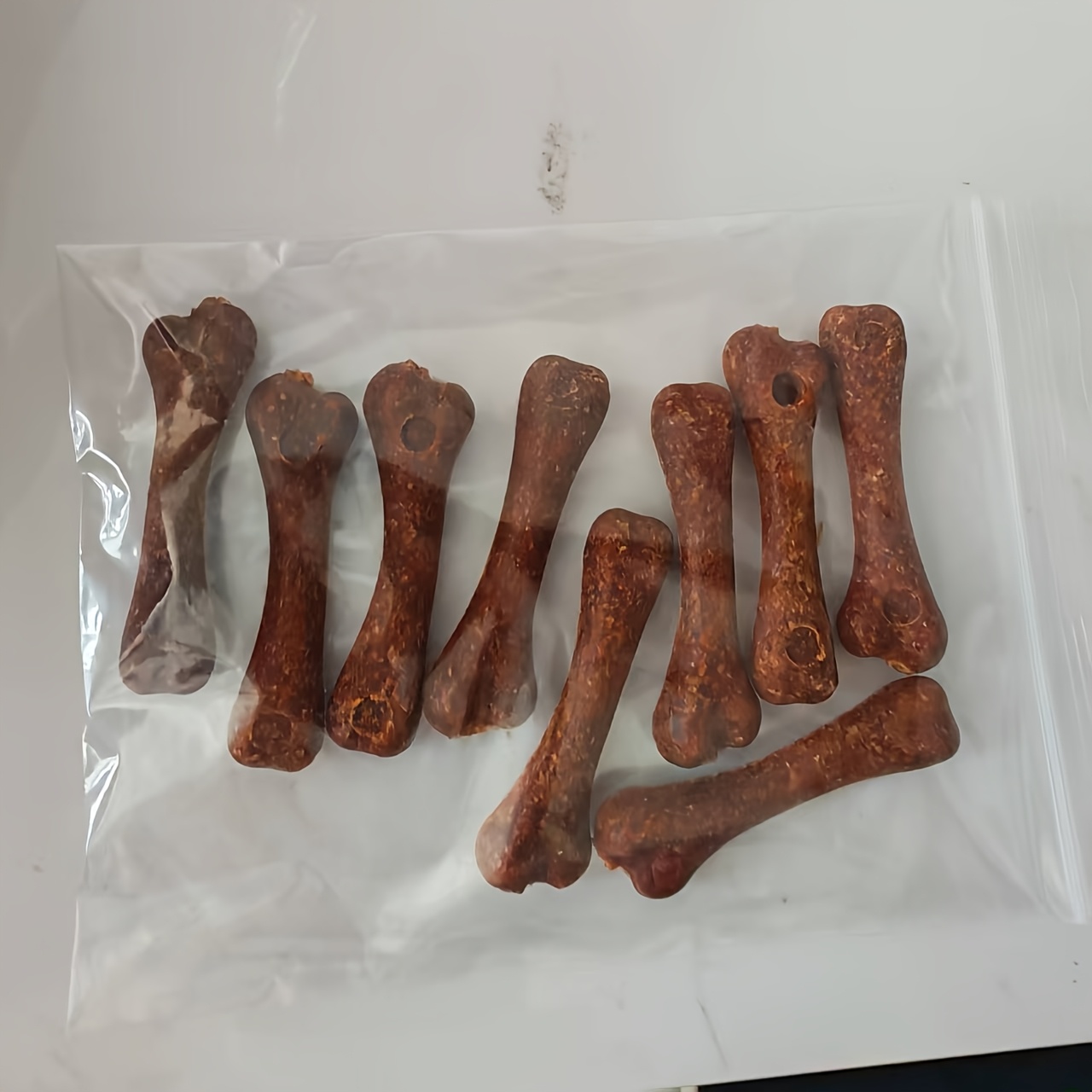 TEMU 9pcs Set Of Bone-shaped Dog Chew Toys, Suitable For Small And Medium Dogs, Safe And Non-toxic, Promoting Fun Playtime And Anxiety, Interactive