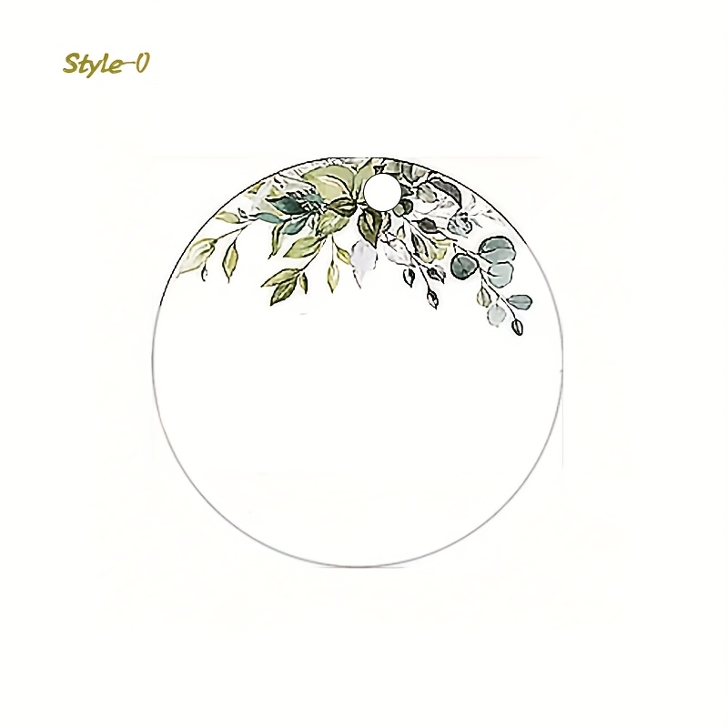 TEMU 100 Personalized 1.97-inch Round Tags With Strings, Suitable For Weddings, Printed Wedding Favor Tags, Thank You For Celebrating With Us Labels