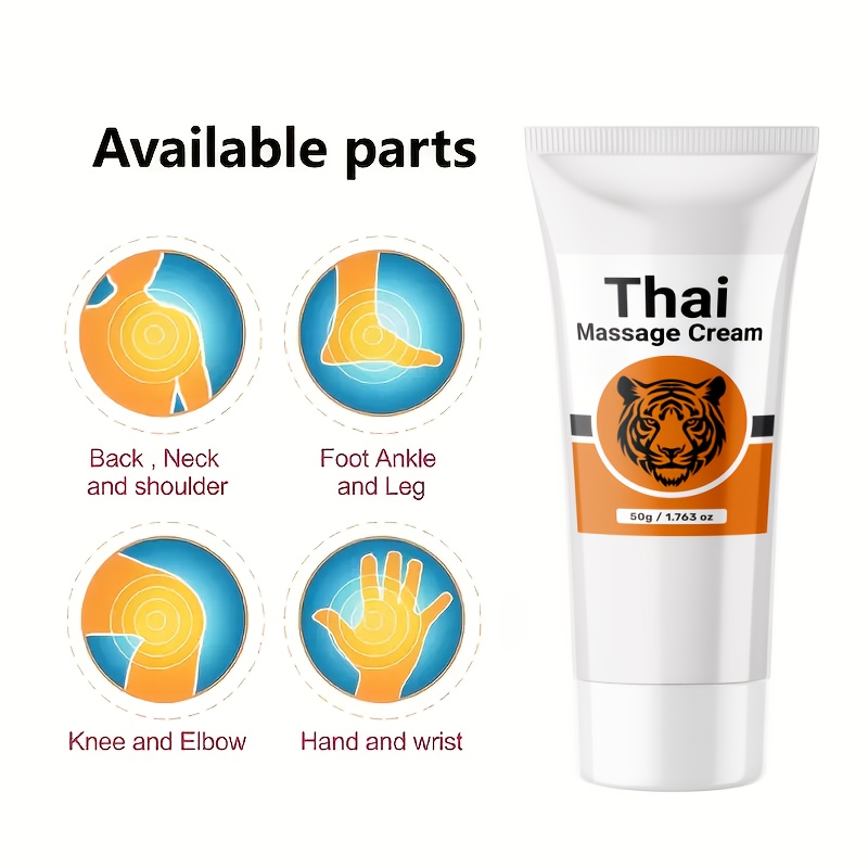 bee   joint massage cream - quick relief for  , muscle, natural bee   formula, alcohol-free non-greasy - suitable for hands, knees, back, feet - unisex, light beige - 50g/1.763oz details 2