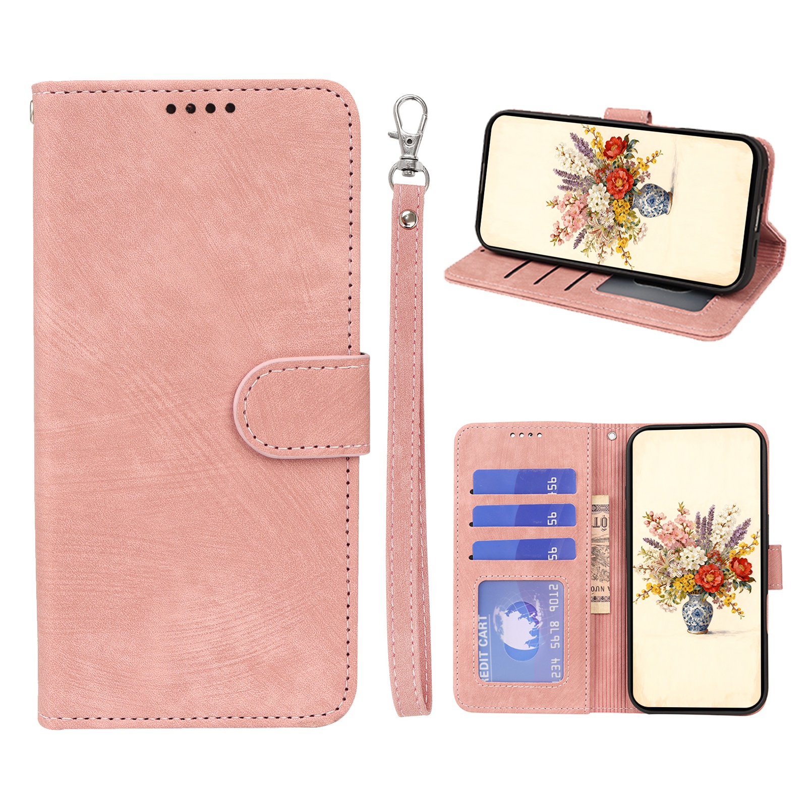 TEMU Phone Case: Suitable For Redmi Note 14 4g/note 14 4g(eur Version)/note 14 5g, With And Smooth And Durable, Card Slots, The Storage Needs For