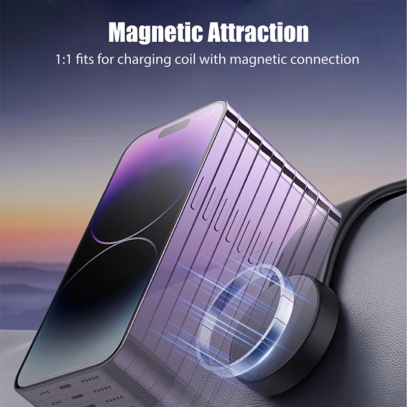   magnetic phone holder for car bendable memory titanium alloy for dashboard details 5
