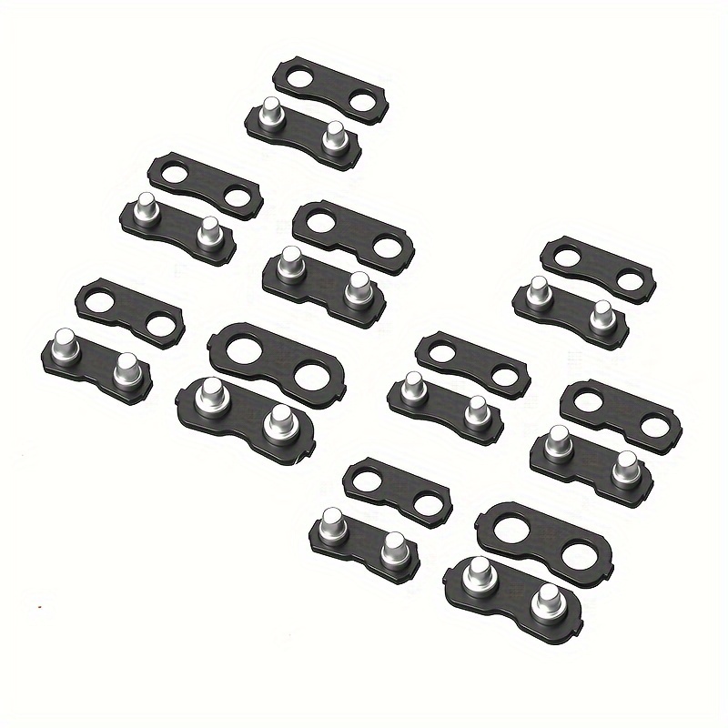 Image of 10 Pairs Oil Saw Chain Joint , Chainsaw Chain Saw Chain Accessories, Gasoline Saw Chain 325'404'3/8'3/8lp Models , Chain Repair Tool Lock For Garden