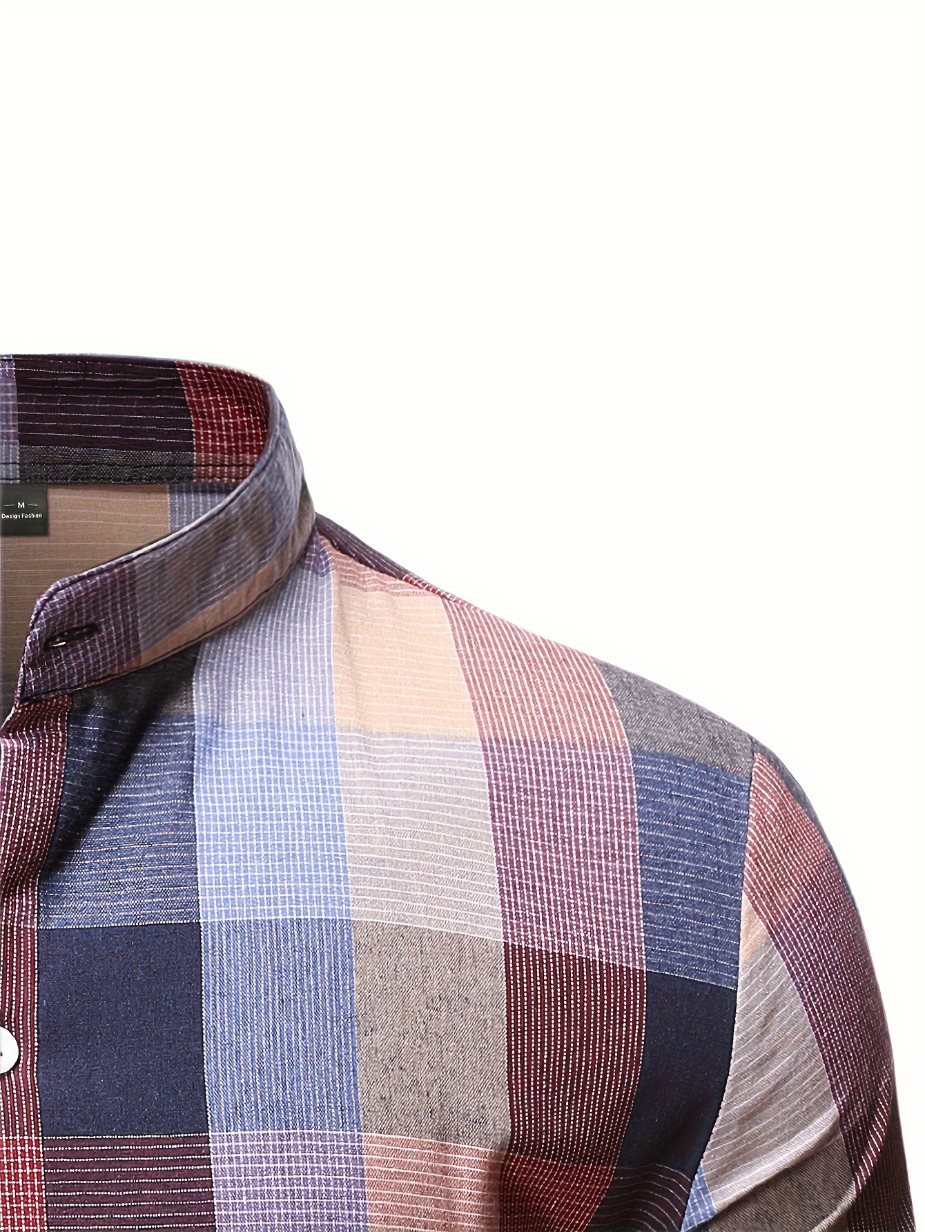 Camisa de Hombre Clásica a Cuadros de Manga Larga con Botones, Diseñada para Ropa de Exterior de Primavera y Otoño, Camisa Casual de Hombre a Cuadros de Manga Larga, Camisa Casual de Hombre a Cuadros de Manga Larga, Elegante y Sencilla, a la Moda y Versátil, Adecuada para Citas, Ocasiones Sociales y