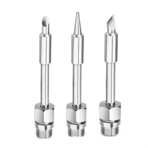 Threaded Adapter Tip Soldering Iron Adapter Kit 8Pcs 510 Thread Adapters - Stainless Steel ...