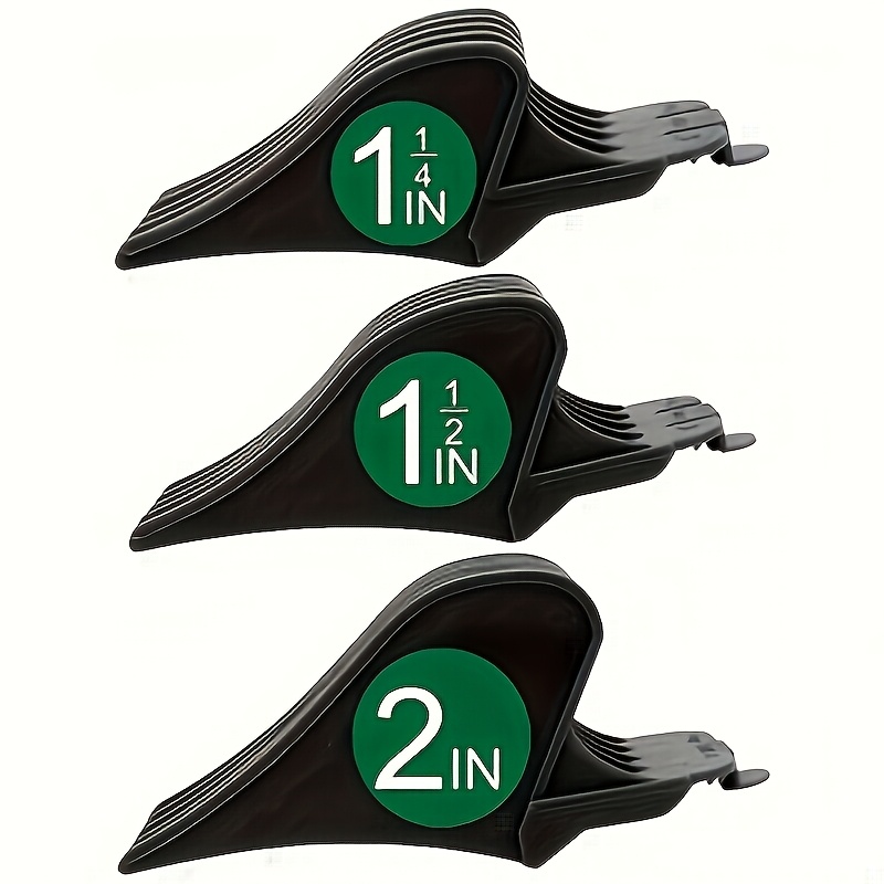 TEMU 3pcs Hair (, No. 12, ) Sizes 1.5 Inches/1.25 Inches/2 Inches - Durable Plastic Hair Cutting Guards, Suitable For Curly/wavy Hair, Best For Most