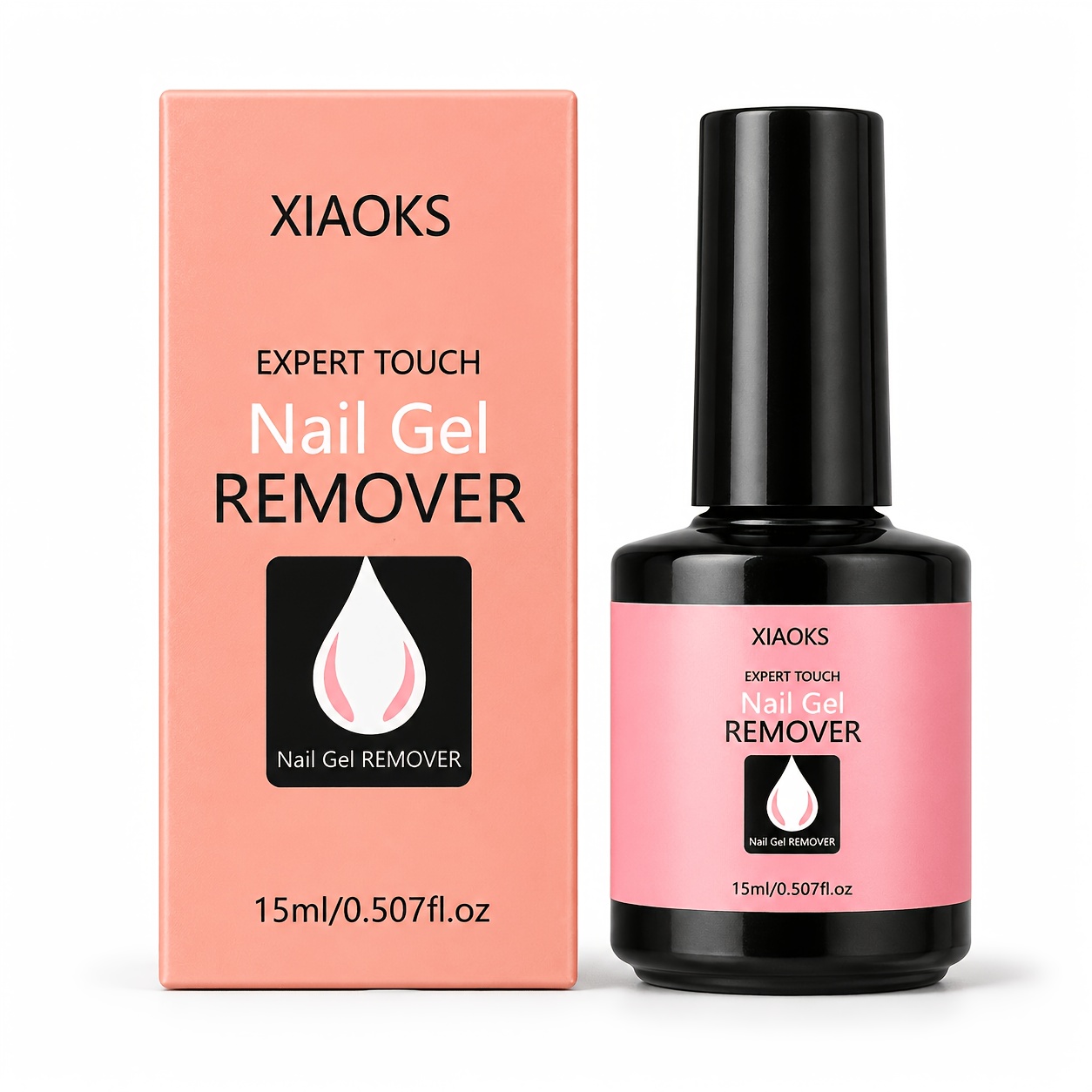 Image of Xiaoks Nail Gel Polish Remover Liquid Suitable For & Pedicures, Paraben-free & -free Formula, Gentle Nails & Skin, Glue Remover For Nail, No Residue, Stain-free For Daily Polish Removal