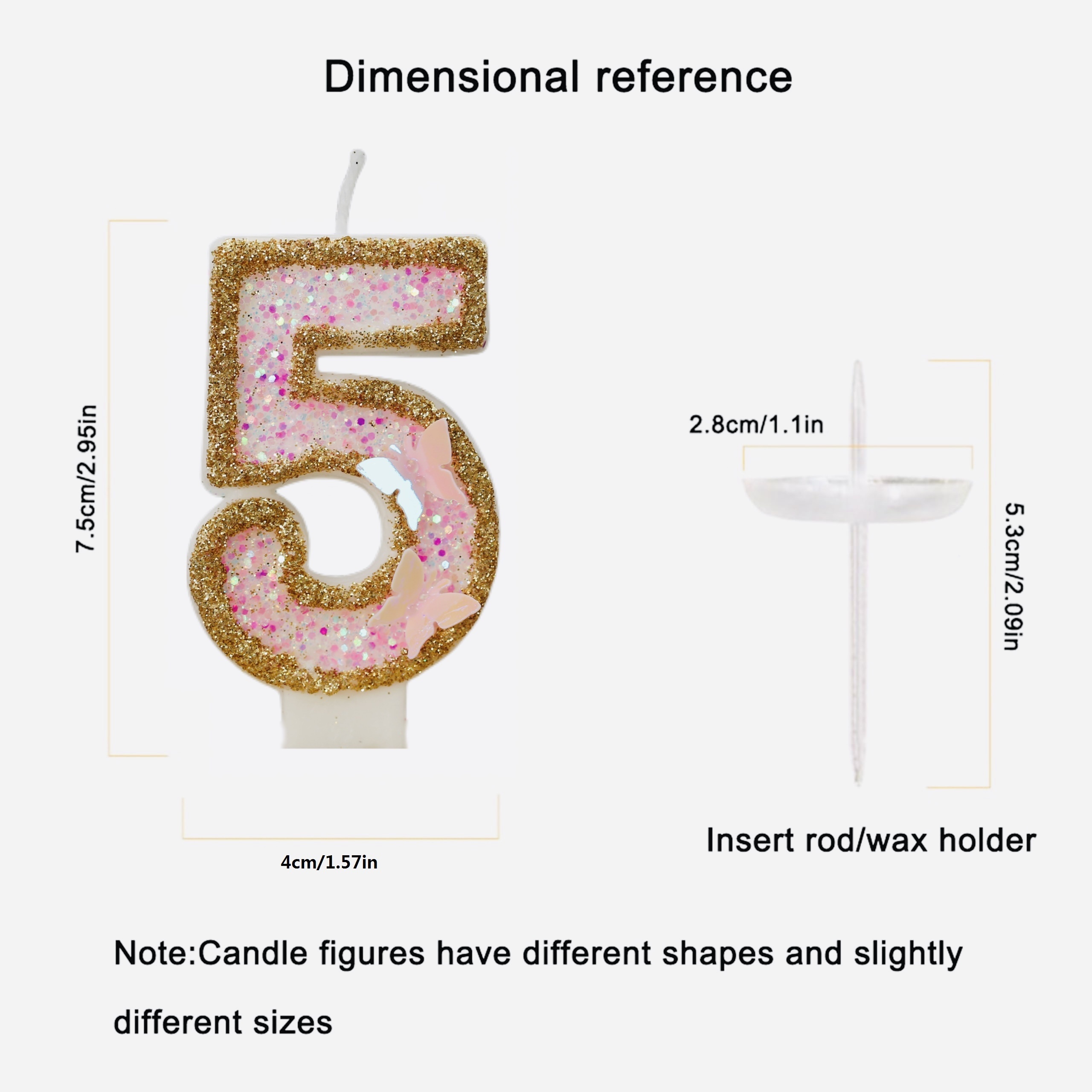 Belle Bougie A Offrir Bougie Anniversaire Longue Rose Et Or - Lot De 16 - Bougies Anniversaire - Bonjour ConceptStore Bougie 7