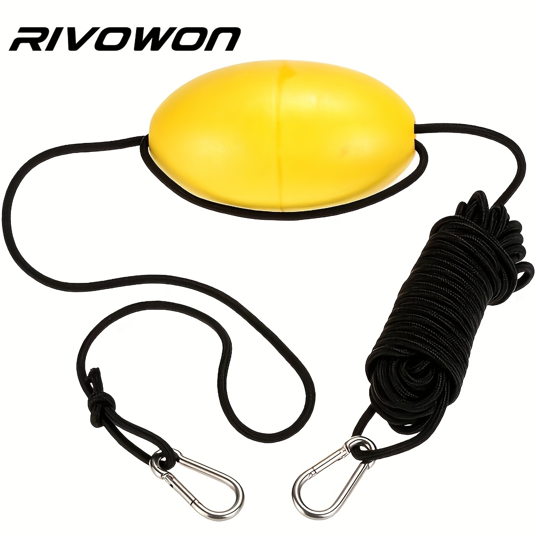 Drift Anchor Tow Throw Leash Line With Eva Buoy Float Clip For Grip Kayak Canoe Accessories Floating Anchor Marker Buo