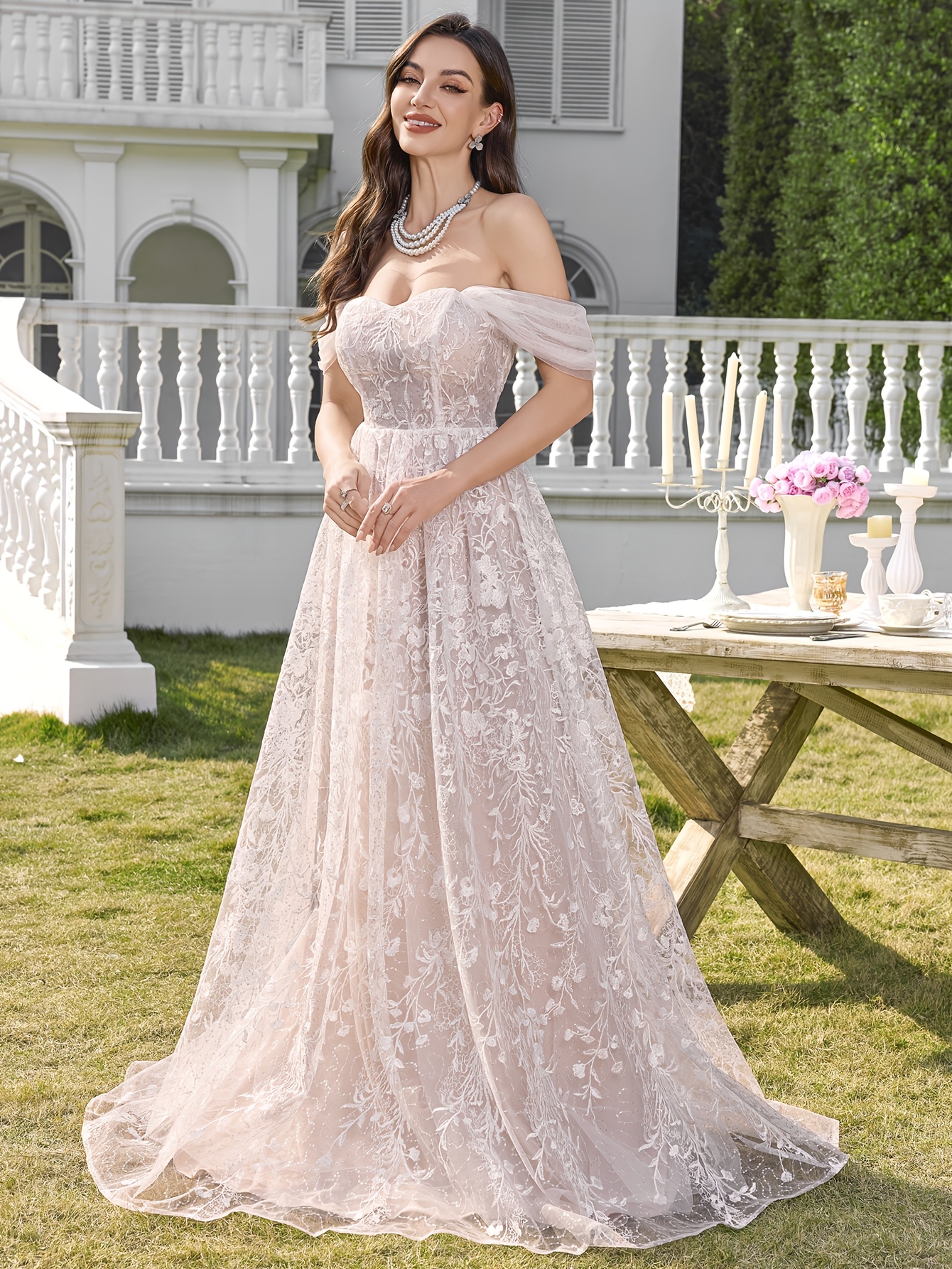 embroidered bridesmaid dress Jenny Yoo Bridesmaid Dress Tatum in Ophelia Embroidered Tulle Ophelia Whisper Multi
