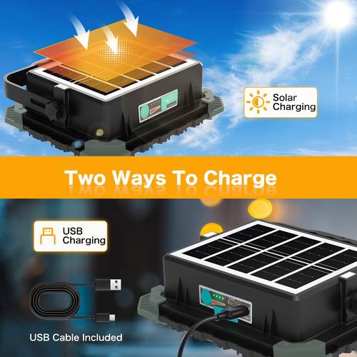 led light rechargeable magnetic worklight 3000k 4500k 6500k 16000mah battery portable outdoor working light for emergency repair camping
