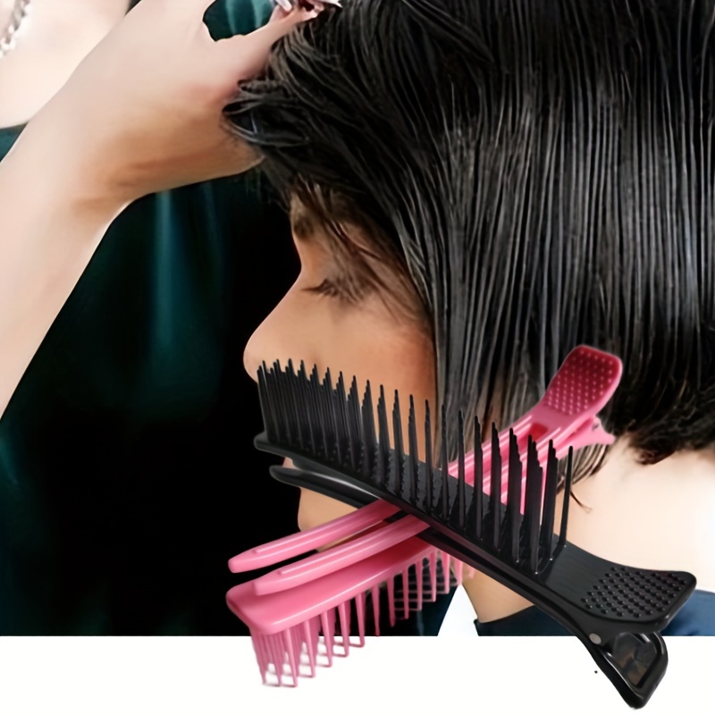 

2pcs Professional Hair Styling Clips - Salon-grade Dye Positioning & Tool For All Hair Types