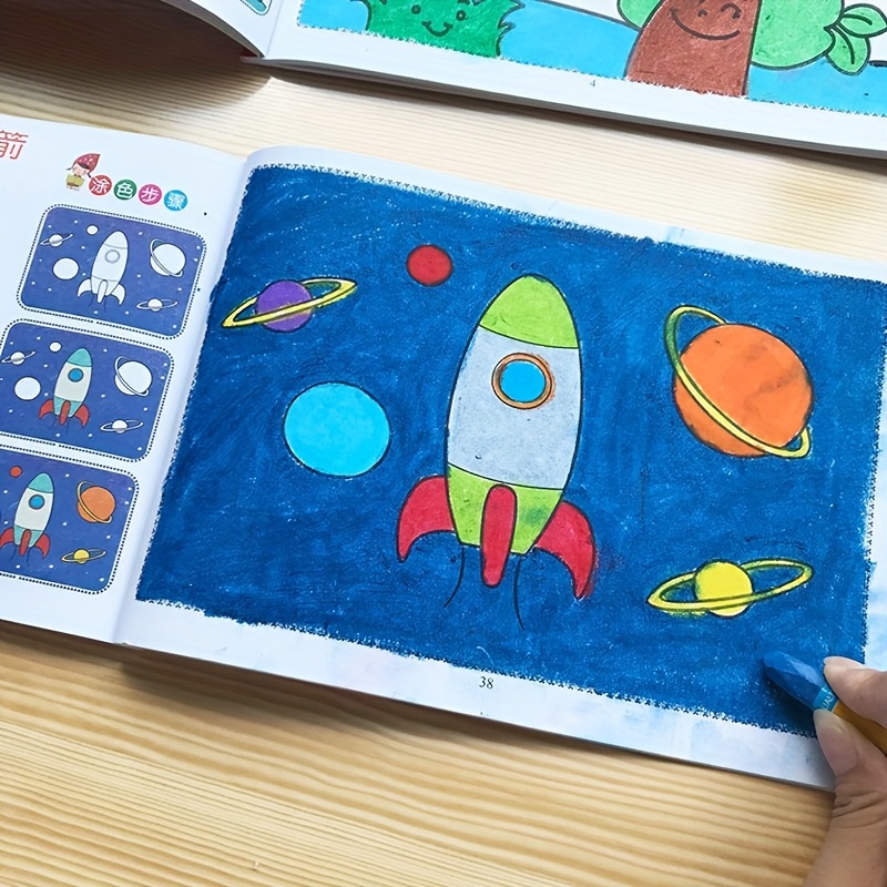 Do-It-Yourself Art Or Craft Projects, Educational Coloring Books Featuring Hand-Drawn Illustrations of Animals And Vegetables, a Car Painting Book with Designs of Animals, Fruits, Characters, Or Graffiti, Showcasing Clear Lines And Intricate Patterns, Ideal for Gifts During Easter, Halloween, And Christmas. Chinese Version