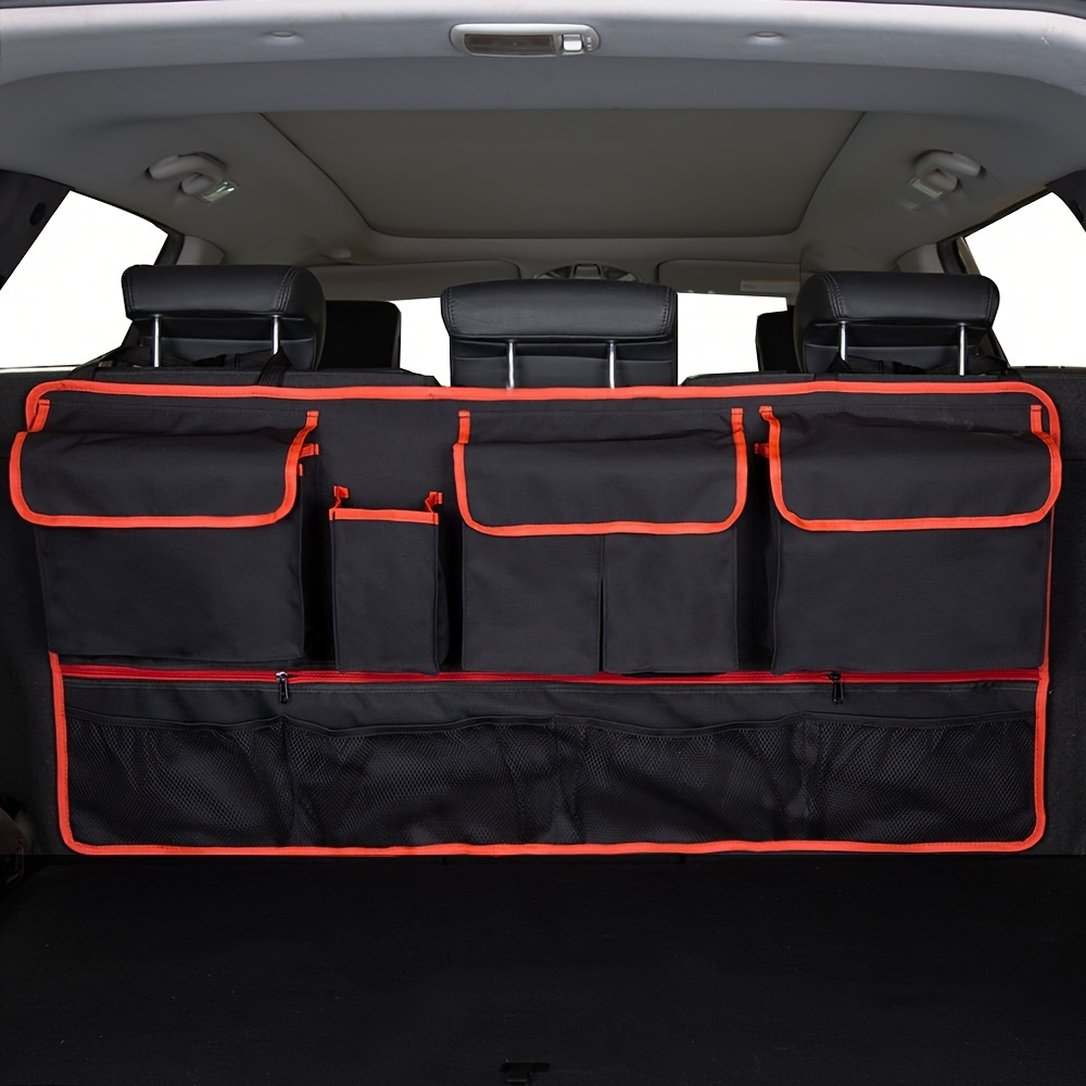TEMU Sac de Rangement Pliable en Tissu Siège Arrière de Voiture