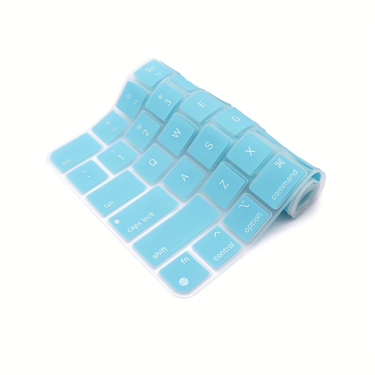 TEMU 1pc Multicolors Ultra-thin English Keyboard Cover For 24 Inch 2021 With A2449, Us Layout, Friendly, Anti-scratch & Wear-resistant Silicone