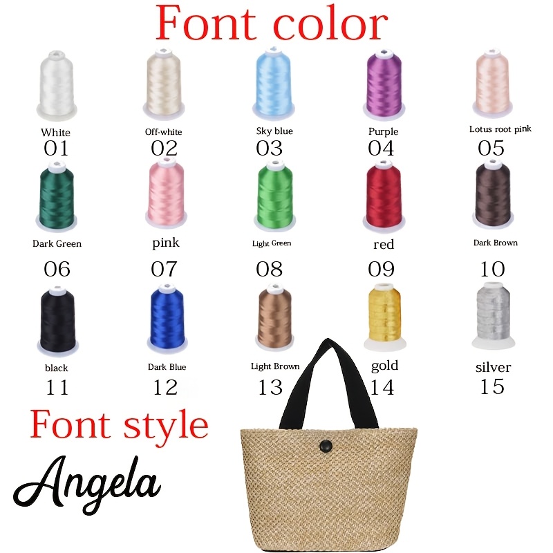 TEMU Borsa Tote con Cannuccia Personalizzata, 2 Colori, Perfetta per Spiaggia, Viaggi, Shopping e Regali per Damigelle