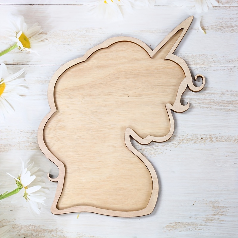Acchiappasogni Unicorno In Legno Fai Da Te - Decorazione Casa Da Appendere, Ideale Per Cameretta E Feste