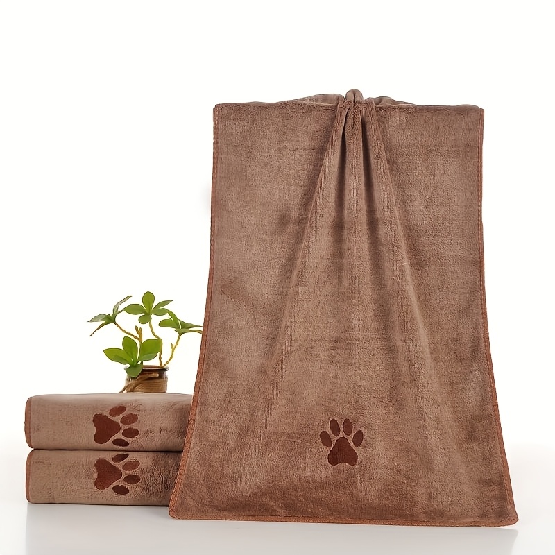 TEMU 1 Serviette pour Animaux Nouvelle, Absorbe Rapidement et Sèche Pelucher