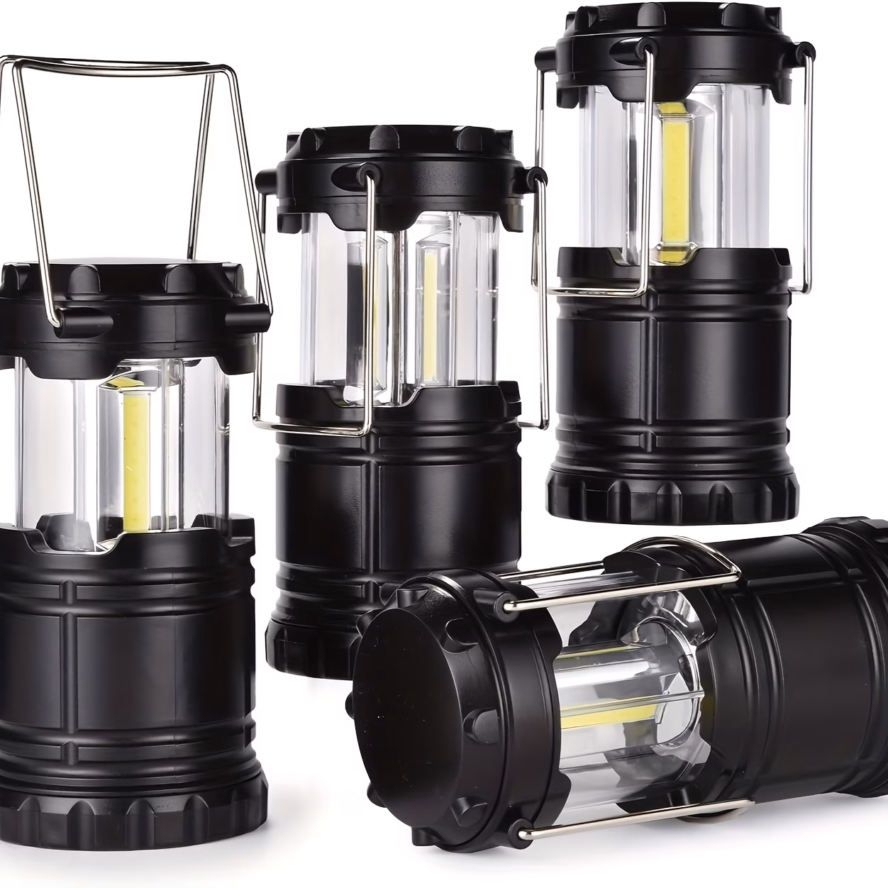 1/ 2 Pack Ultra-Bright LED Camping Lantern with Foldable Design -...