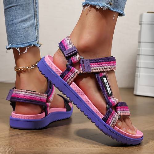 immagine dell'articolo Sandali sportivi da donna, sandali con cinturino e punta antiscivolo per esterni, sandali da acqua e sportivi per