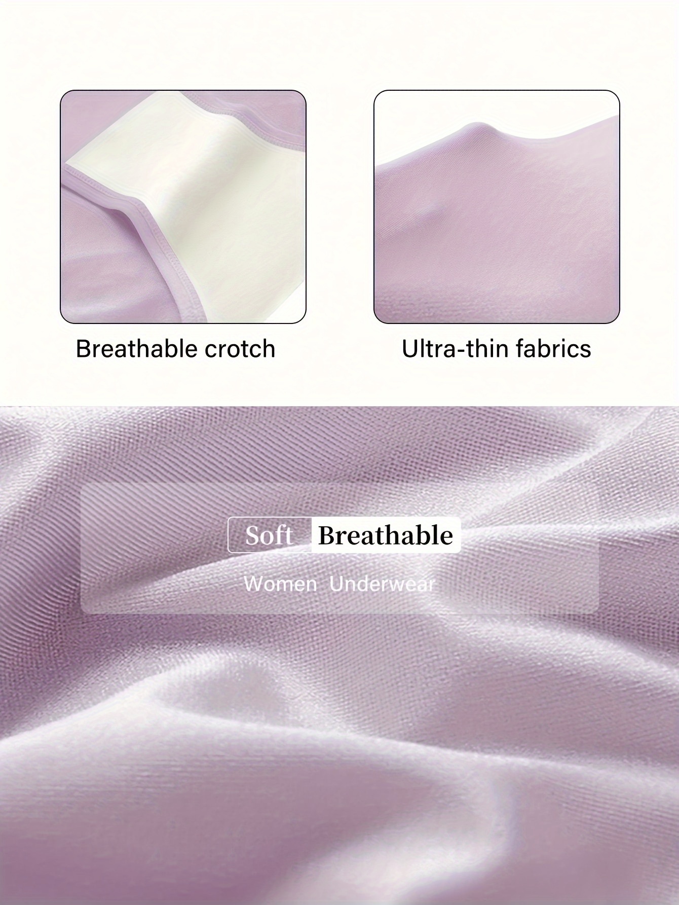 High-Waisted Tummy Control Seamless Women'S Panties, Triangle Cut, Comfortable Fit, Shaping And Lifting, Summer Thin Style, Black Color.