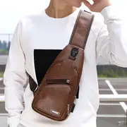 chest bag mens womens mini crossbody shoulder bag sling bag for men women shoulder backpack waist bag multi functional storage bag lightweight comfortable for daily use travel casual details 9