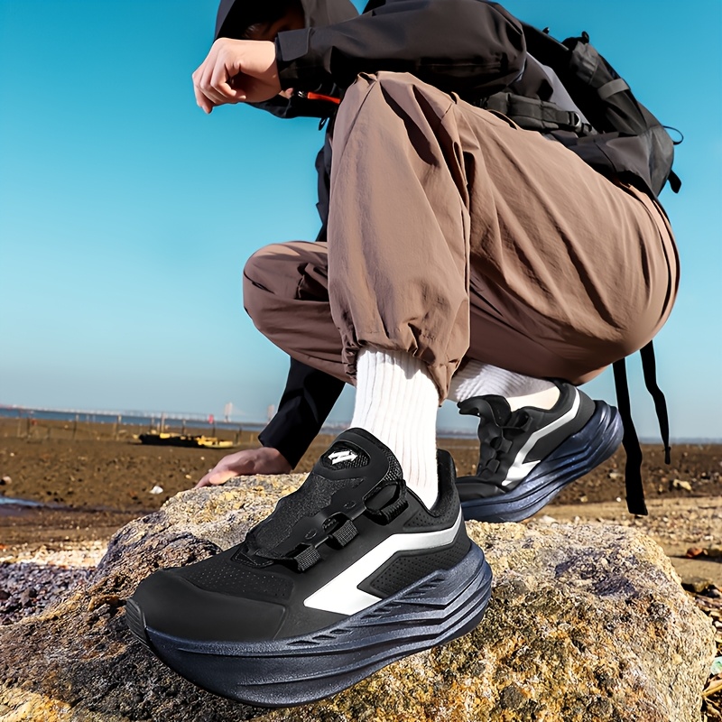 Men'S Casual Sports Shoes | High-Quality Couple'S Road Running and Outdoor Trail Running Shoes, Non-Slip, Wear-Resistant, Suitable for Indoor and Outdoor Use, Fashionable Fitness Shoes, Large Size, Athletic Training Shoes, Solid Color