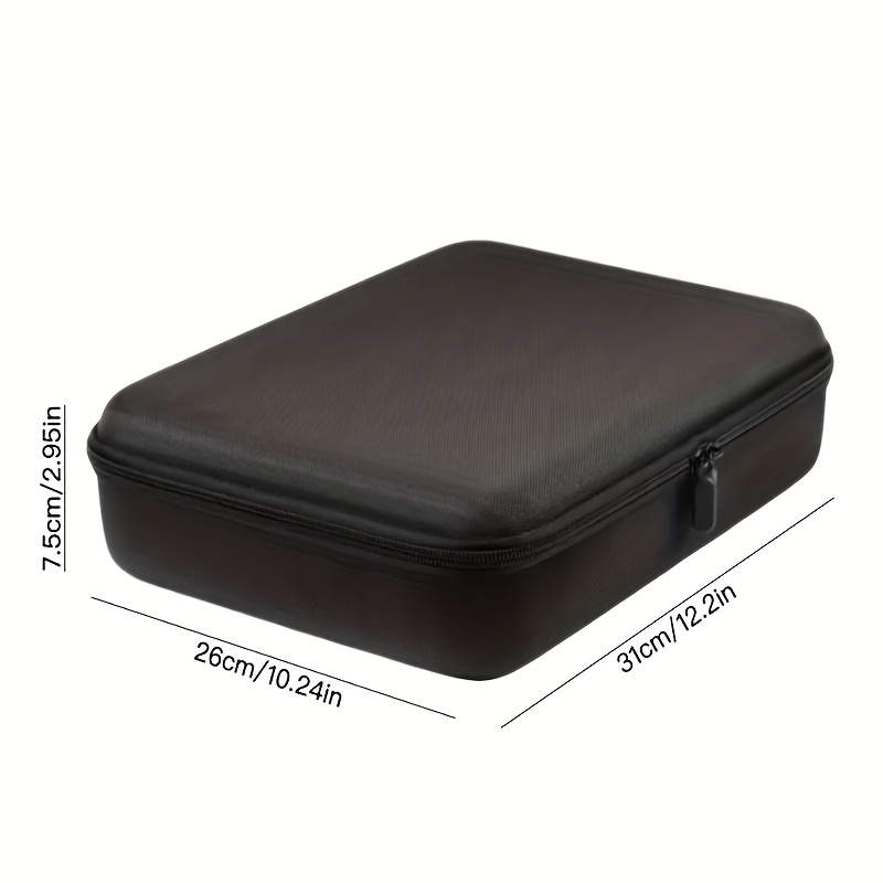 Boîte De Rangement Pour Montres Connectées - 15 Emplacements - Tissu Oxford EVA - Noir