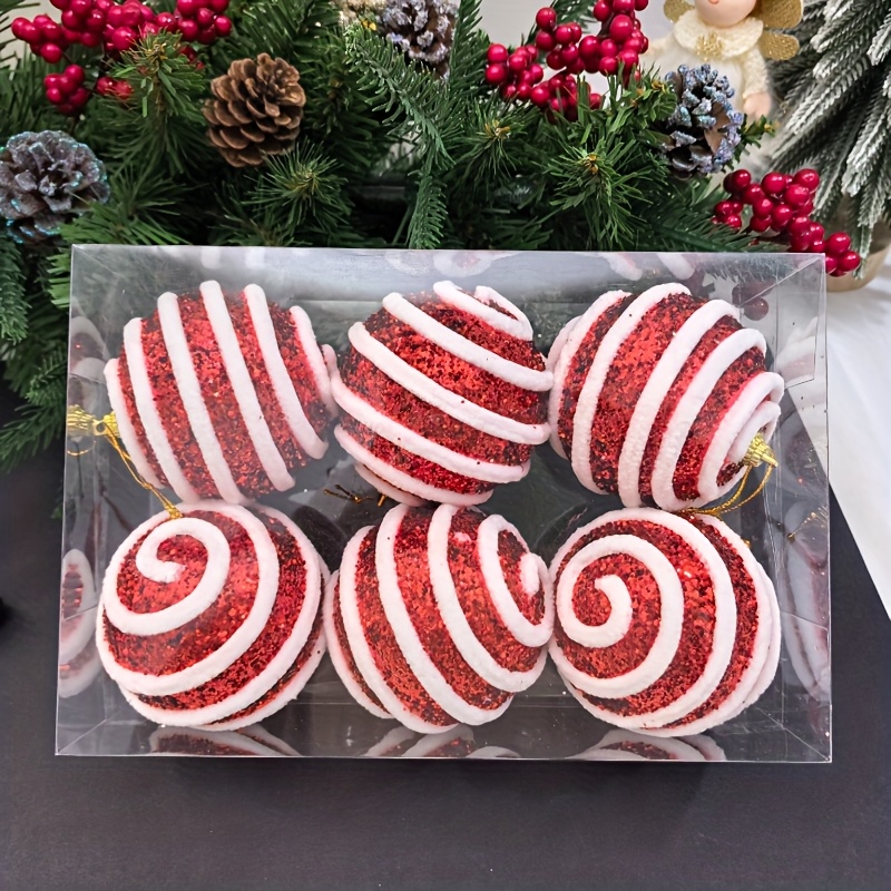 Image of New Arrival Premium Christmas Ball - 8cm, Options | Perfect For Holiday Decorations, Shop & Home Décor, Yard Ornaments, Tree Hanging, Durable For Weddings And Festive Parties