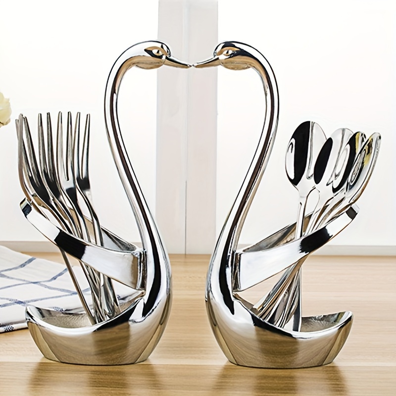 

-shaped Steel Set Forks And - Tableware Dinnerware Display Stand