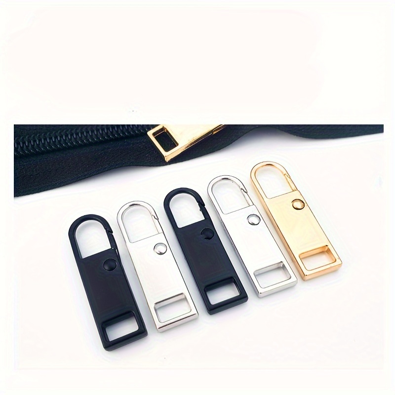 Versatile 5pcs Zipper Pulls Detachable Replacement Heads For Bags ...